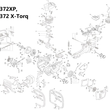 Ремонтен комплект за моторен трион Holzfforma® G372XP 71cc