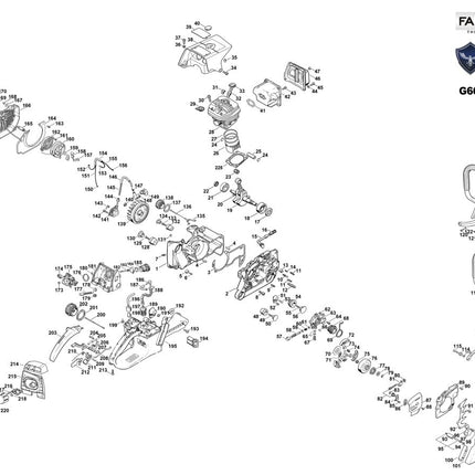 Моторен трион Holzfforma® G660 92cc (без шина и верига)