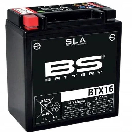 Акумулатор 14ah 12v BS-Battery (AGM Gel) терминал + ляво