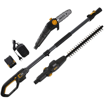 Акумулаторен комплект ножица за жив плет + приставка резачка TEXAS PHX/PCX2000/ 20V/ 2Ah - 90063256