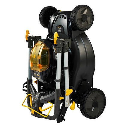 Акумулаторна самоходна косачка TEXAS- LMZ5800, 51 см, стоманен корпус, мулчиране и кош, ново! вкл.58 V / 4,0 Ah батерия и зарядно