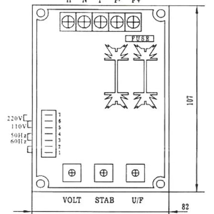 AVR генератор model 8 Ампера