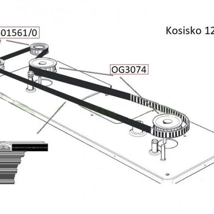 Трансмисионен ремък Castel Garden TC122 (1800mm)