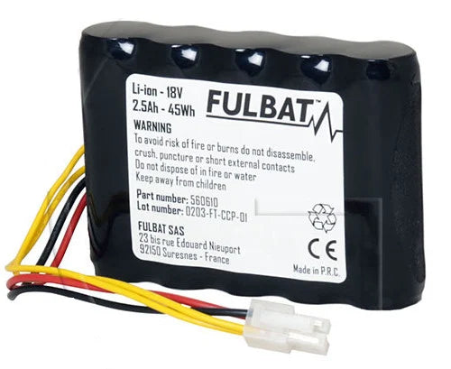 Акумулатор Fulbat Li-ion 18v 2500 mAh (за тревни косачки)