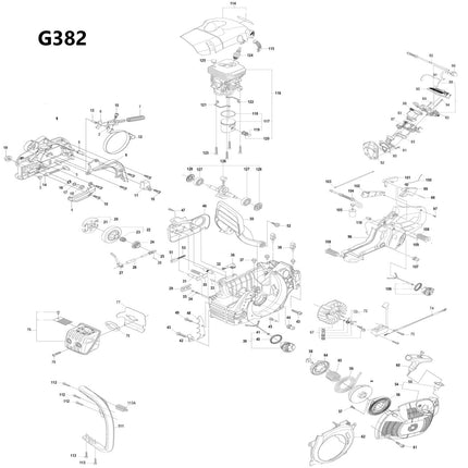 Моторен трион Holzfforma® G382 (без шина и верига)