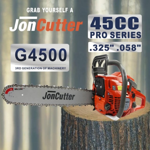 Моторен трион JonCutter® G4500 45cc (без шина и верига)