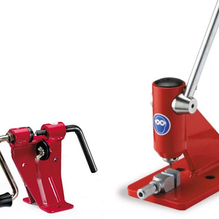 Комплект уреди за разнитване и занитване на вериги.