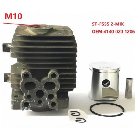 Цилиндър комплект 10MM D=34мм - FOR ЩИЛ FS 55, FS 55C,FS38, FS 55R, FS 55RC, FS 55T