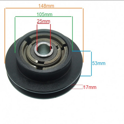 Съединител за Honda 148mm x 25mm (1 канал 17mm)