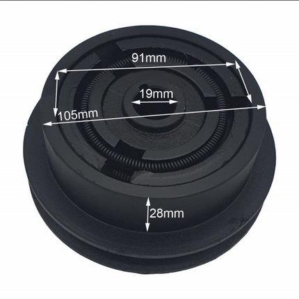 Съединител за Honda 128 x 19 mm (1 канал - 13mm)