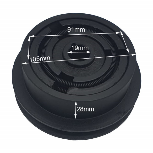 Съединител за Honda 128 x 19 mm (1 канал - 13mm)