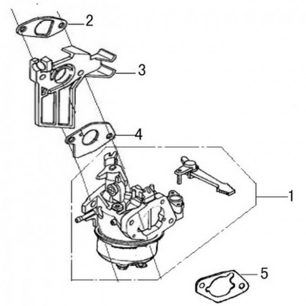 Фланец за карбуратор Honda GX 120, GX 140, GX 160, GX 200