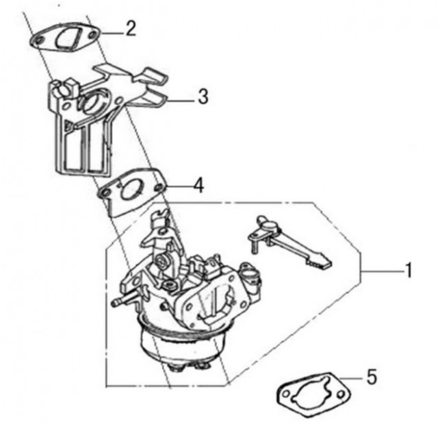 Фланец за карбуратор Honda GX 120, GX 140, GX 160, GX 200