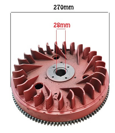 Маховик за дизелов двигател 186F, Yanmar L90
