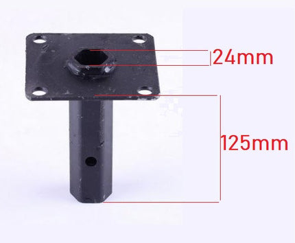 Полуоски за мотокултиватор с шестостен 24мм h 125mm -2бр.
