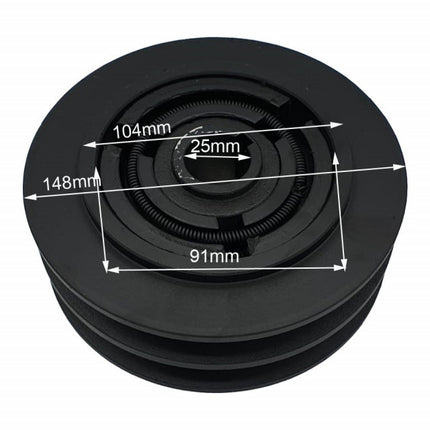 Съединител за Honda 148mm x 25mm (2 канала 17mm)