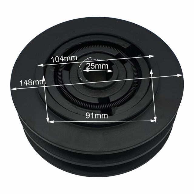 Съединител за Honda 148mm x 25mm (2 канала 17mm)