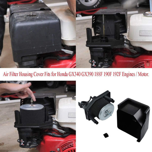 Въздушен филтър (пълен комплект) за генератор Honda GX340 - GX390 (с касета)
