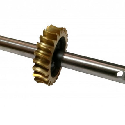 Зъбно колело от бронз с вал за мотофреза / мотокултиватор Szentkiraly 1:28