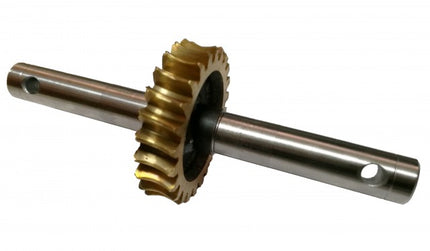 Зъбно колело от бронз с вал за мотофреза / мотокултиватор Szentkiraly, Bronto, Dragon 1:24