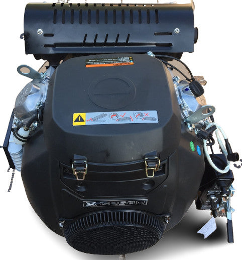 Двигател с хоризонтален вал Zongshen GB680 (вал 25.4 Ø - 75,7mm) 22КС (V Twin)